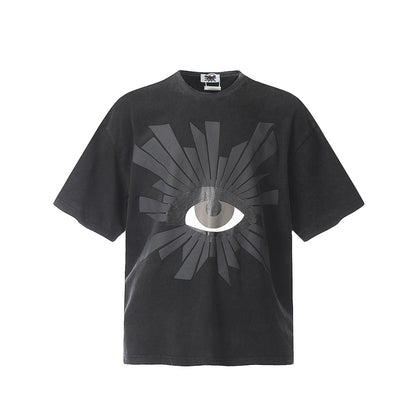 Unisex T-Shirts HOUSE OF ERRORS Old Big Eyes Print T-Shirt