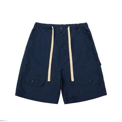 Men Shorts Cityboy Solid Color Summer Five-Minute Pants Shorts