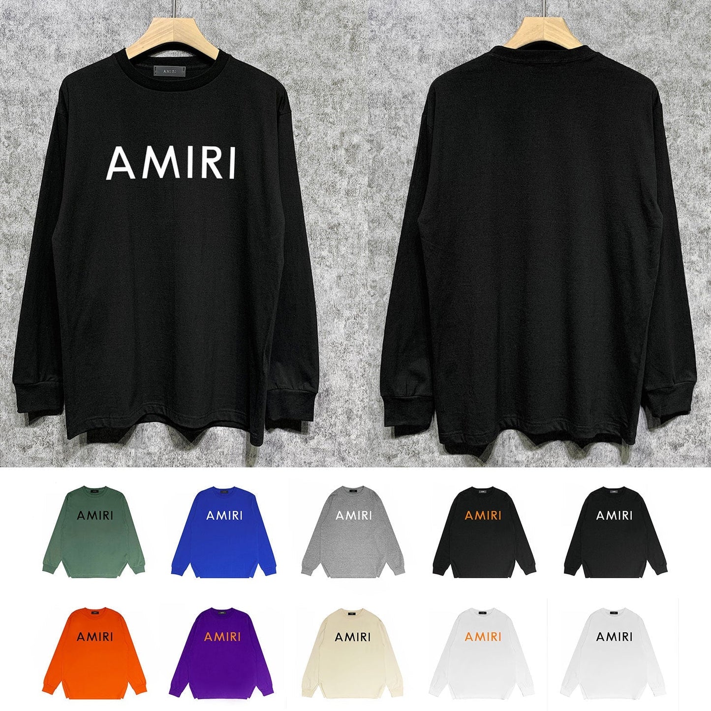 Amiri Sweatshirt Long Sleee Shirts