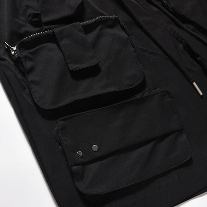 Men Shorts Multi-Pocket Workwear Shorts Loose Sports