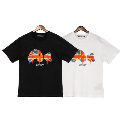 Palm Angle T Shirts Melting Broken Bear Men and Women Half Sleeve