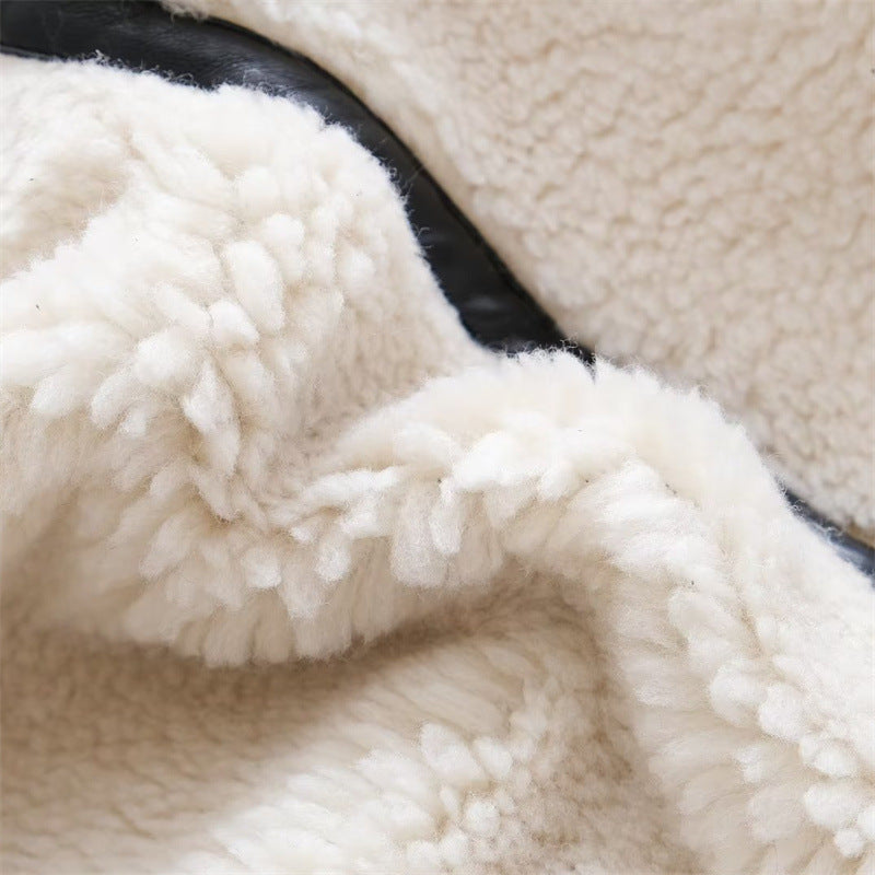 Women Cotton Coat Fashion Casual Berber Fleece Coat