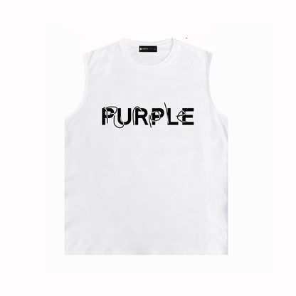 Purple Brand Tank T Shirts Sleeveless T-shirt Vest