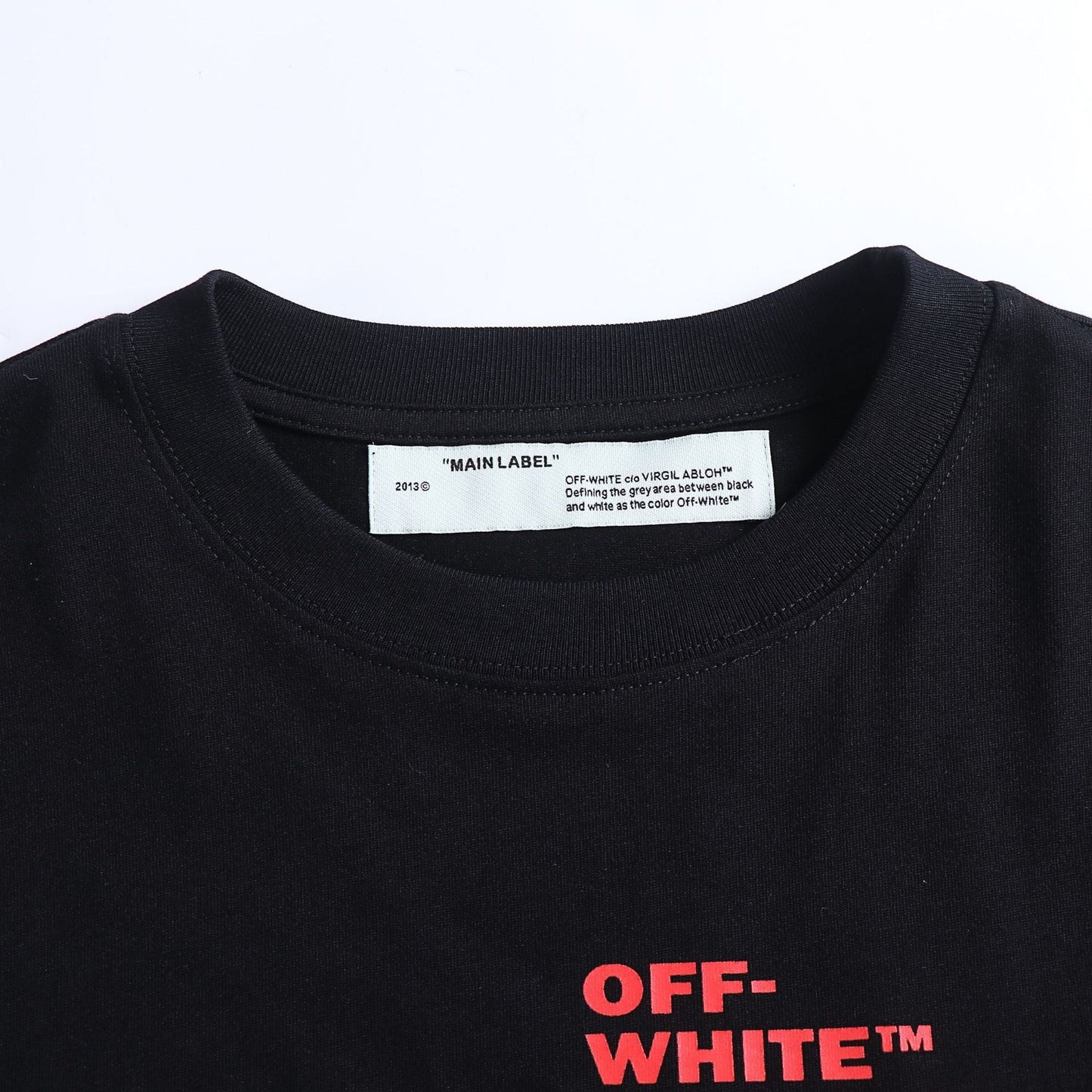 Ow T Shirts Printed Male and Female Trendy Brand Short Sleeve