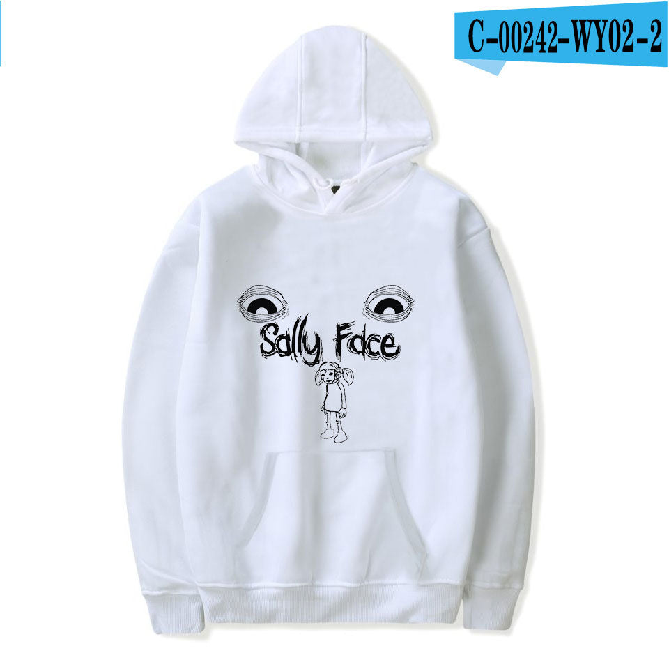 Sally Face Hoodie Game Character Printing Fashion Personality
