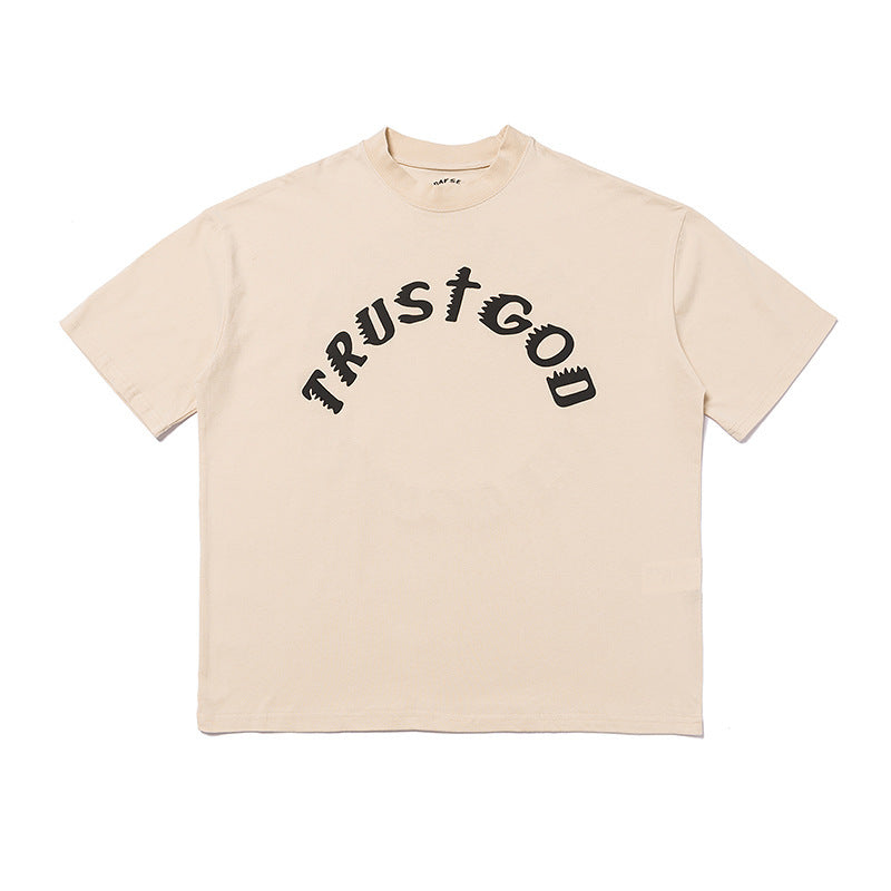 Kanye West Trust God T Shirt Summer Casual Loose Short Sleeves T-shirt