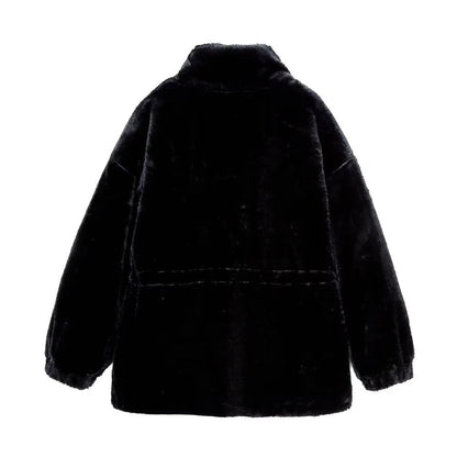 Women Cotton Coat Artificial Fur Coat