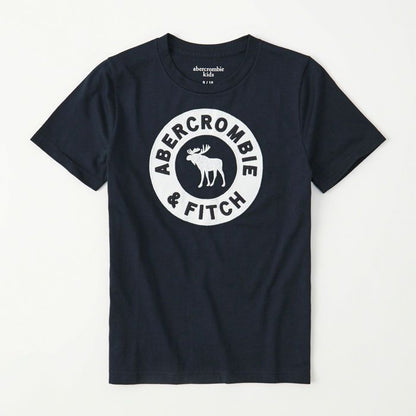 New Women's Short Sleeved T-shirt with Letters on The Deer S
