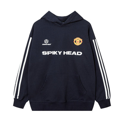 Men Hoodie Hiphop Couple Hooded Sweater Men and Women Vintage Retro