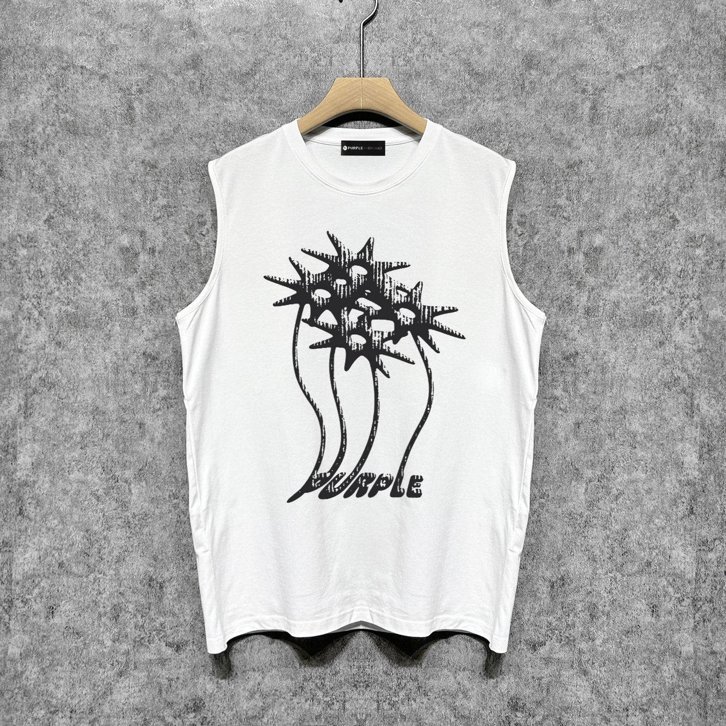 Purple Brand Tank T Shirts Sleeveless T-shirt Vest