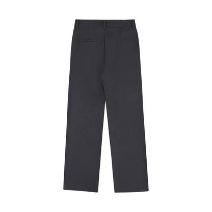 Men Sweatpants Casual Suit Pants Men's Straight Long Pants Loose Wide Leg Floor Pants
