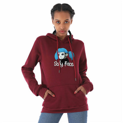 Sally Face Hoodie Sally Face Game Character Printing plus Velvet for Women