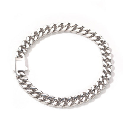 Bracelet ins Hip Hop Cuban Chain Stainless Steel Bracelet St. Valentine's