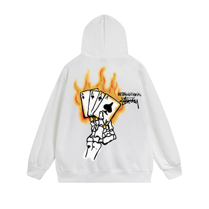 Stussy Hoodie Zip Cardigan Hooded Sweater