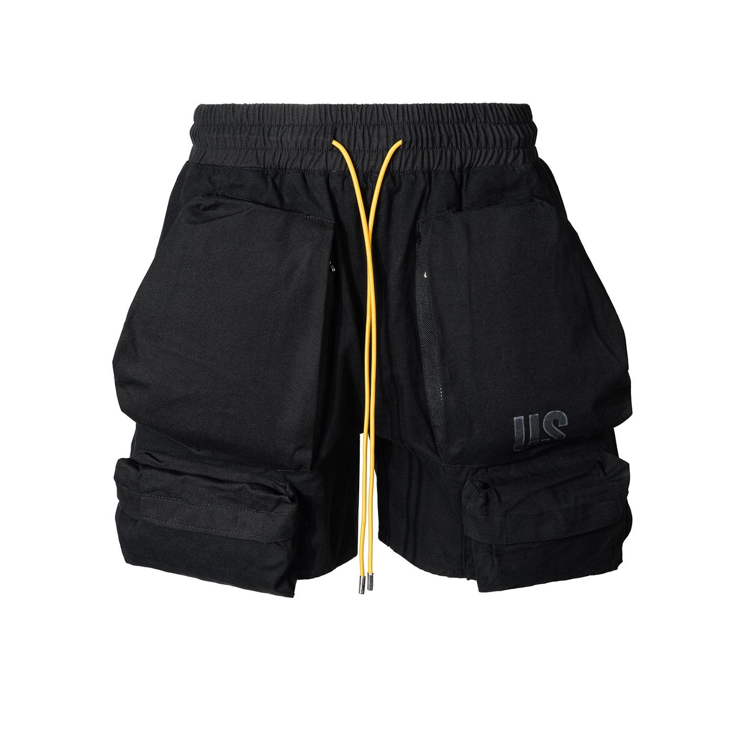MIJKO Men Shorts 3D Pockets Drawstring Casual Shorts