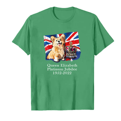 Inspired by Queen's Platinum Jubilee 2022 Elizabeth 70 Years T-shirt Th Anniversary Graphic Print Crew Neck Short Sleeve T-shirt