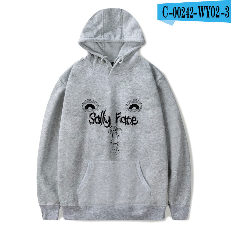 Sally Face Hoodie Game Character Printing Fashion Personality