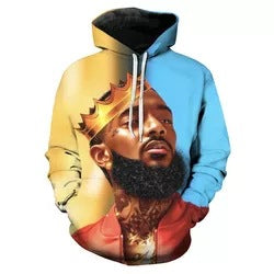 Nipsey Hussle Hoodie 3D Printing plus Size Sweater