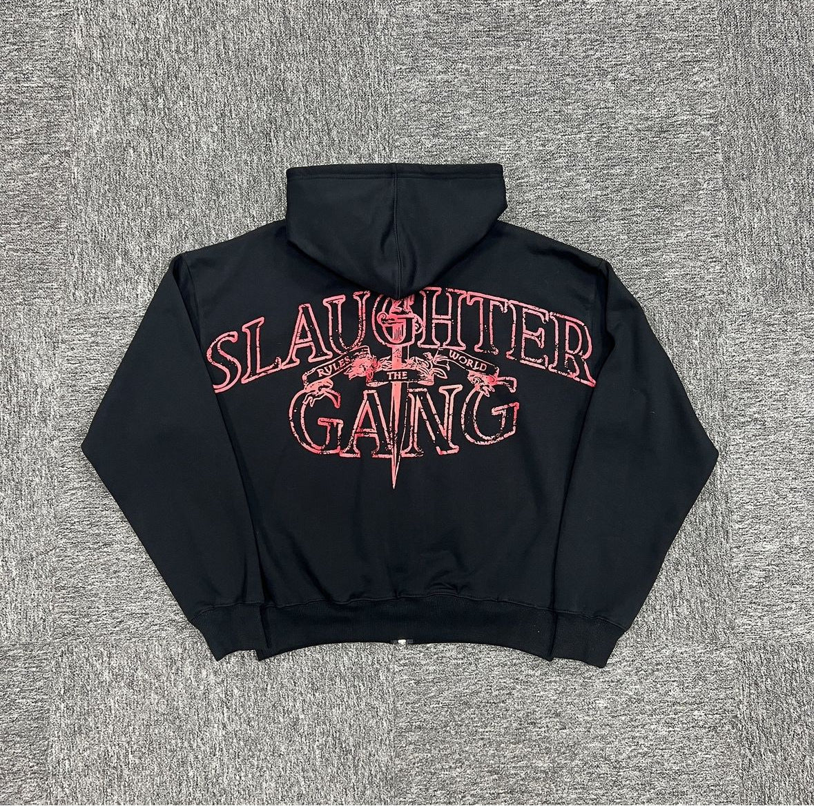 21 Savage Hoodie Corteiz 21 Savage Slaughter Zip Up Hoodie Alcatraz Sweater