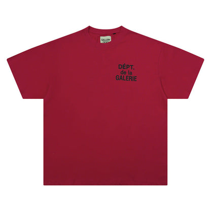 Gallery Dept T-Shirt Alphabet Slogan Short Sleeve T-Shirt