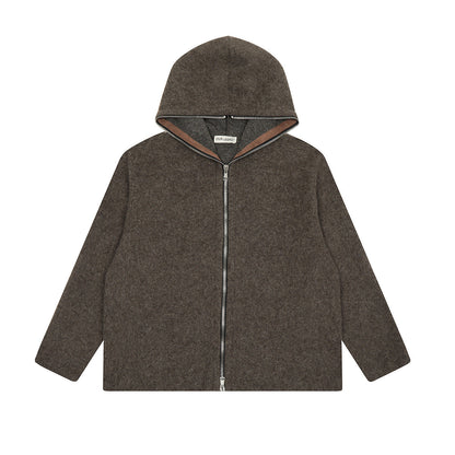 Unisex Sweater Our Legacy Zip Cardigan Wool Loose Sweater