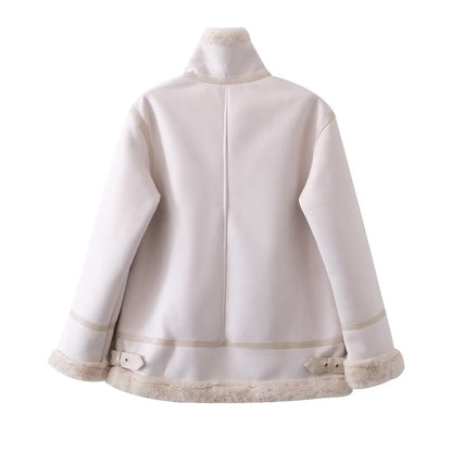 Women Cotton Coat Fleece Padded Jacket Temperament