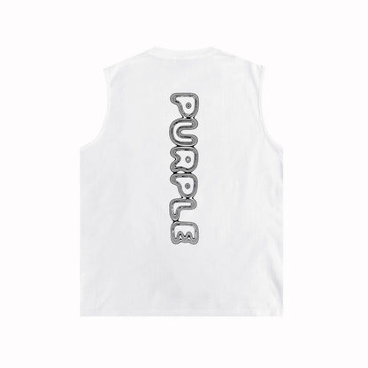 Purple Brand Tank T Shirts Sleeveless T-shirt Vest