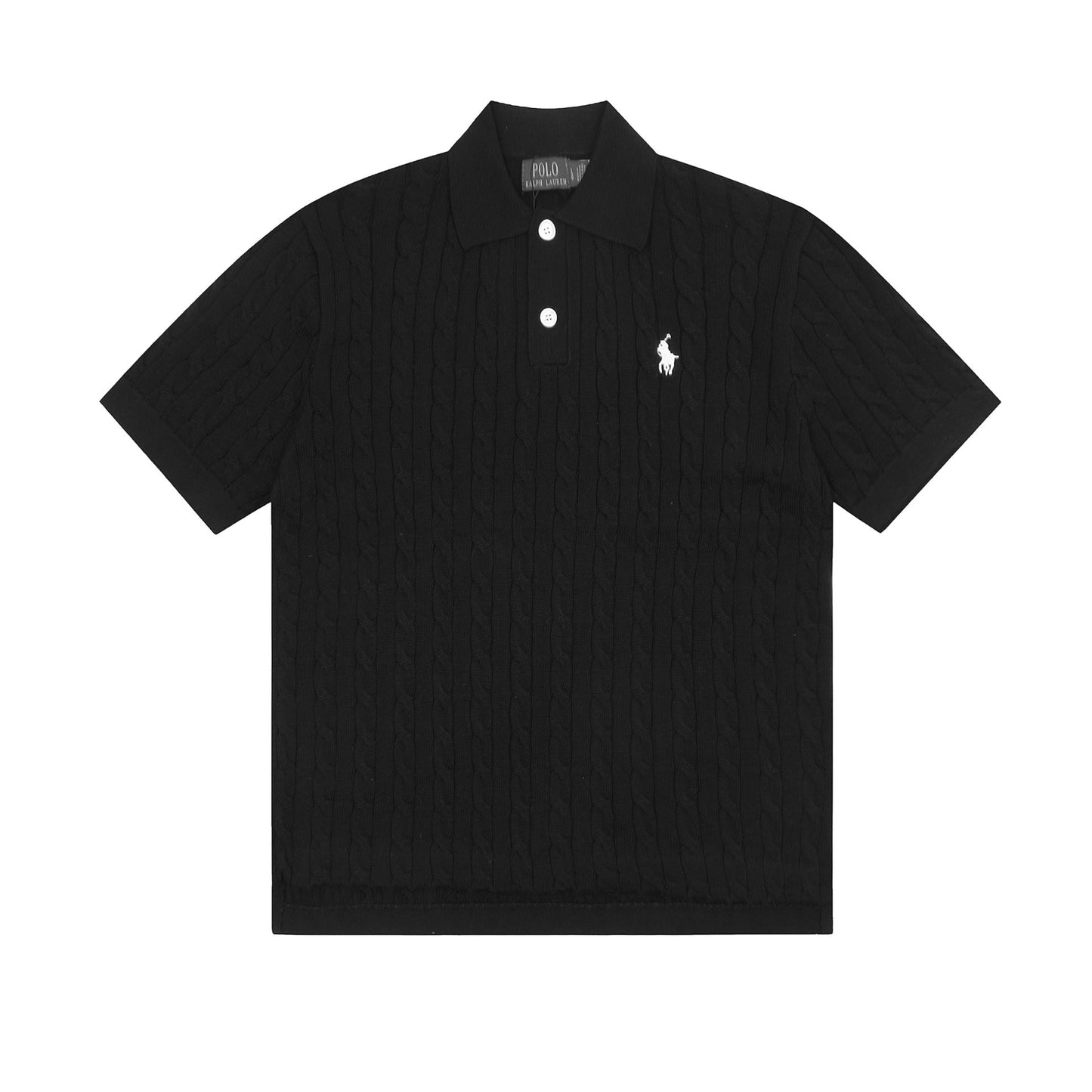 Ralph Lauren Knitted sweaters Ralph Lauren Knitted Short Sleeved Shirt POLO Lapel Knitted Short Sleeve Small Twist Lapel T-Shirt