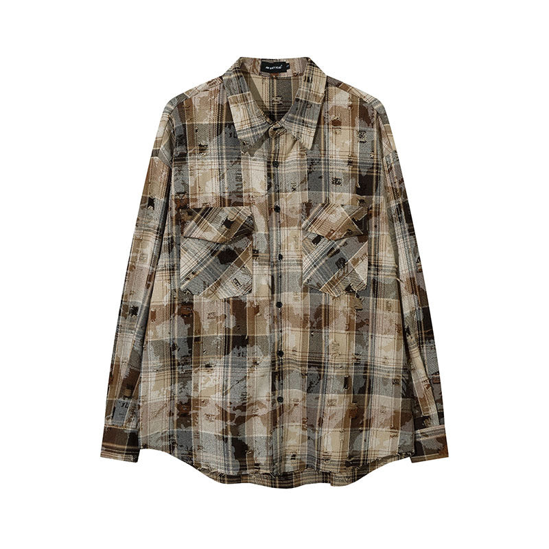 Unisex Vintage Shirt Men's Jacket