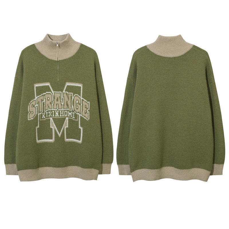 Women Sweater Vintage Sweater College Style Sweater