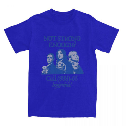 Men Women Not Strong Enough Boygenius T Shirts