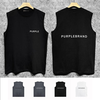 Purple Brand Tank T Shirts Sleeveless T-shirt Vest