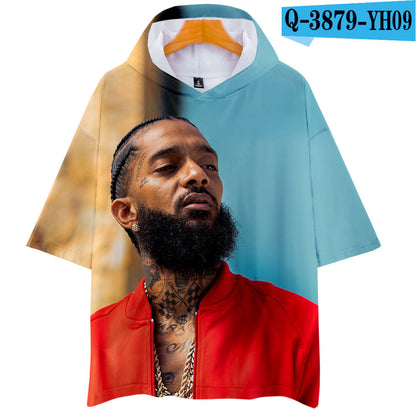 Nipsey Hussle T Shirts 3D Printed Hood T-shirt