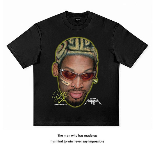 Star T-shirt James 3-ball Curry Booker Morant Oubre American