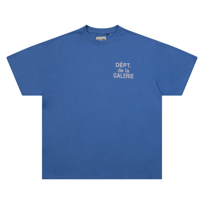 Gallery Dept T-Shirt Alphabet Slogan Short Sleeve T-Shirt