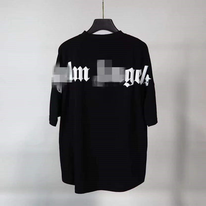 Palm Angle T Shirts Candy Color Puff Print Loose