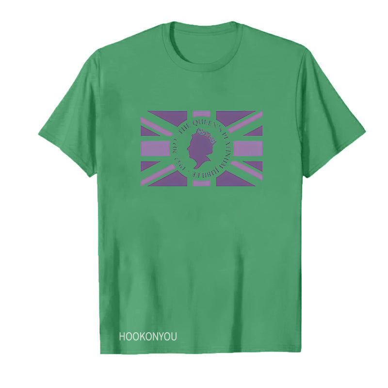 Inspired by Queen's Platinum Jubilee 2022 Elizabeth 70 Years T-shirt Graphic Print Crew Neck Short Sleeve