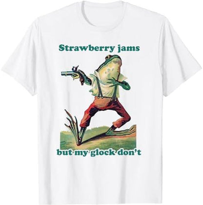 Strawberry Jams But My Don't T-Shirt, Funny Strawberry L