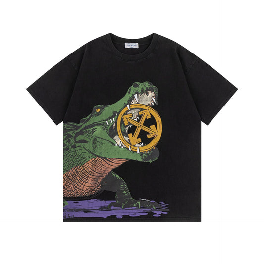 Off White T Shirts OW Alligator Arrow Crew Neck
