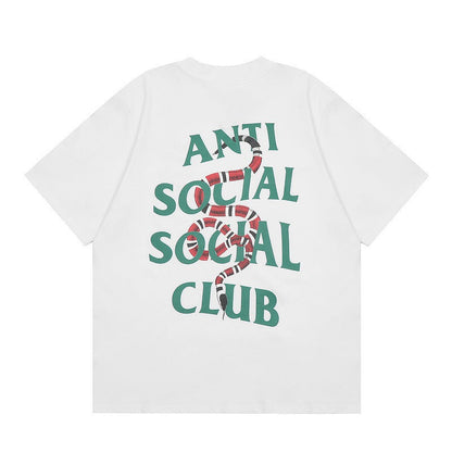 ANTI SOCIAL CLUB T-Shirt Tiger Letter Print