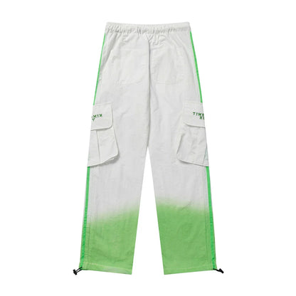 Men Sweatpants Casual Pants Men Straight-Leg Trousers Spring/Summer Workwear with Pocket Elastic Waist Baggy Pants