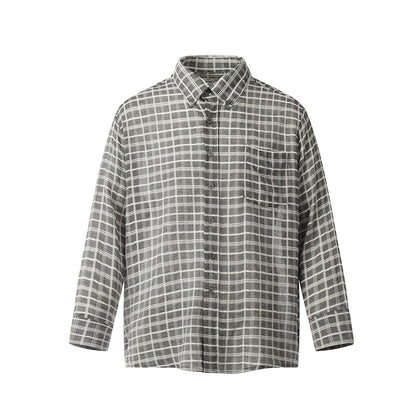 Unisex Shirts OUR LEGACY Plaid Shirt Casual Long Sleeve