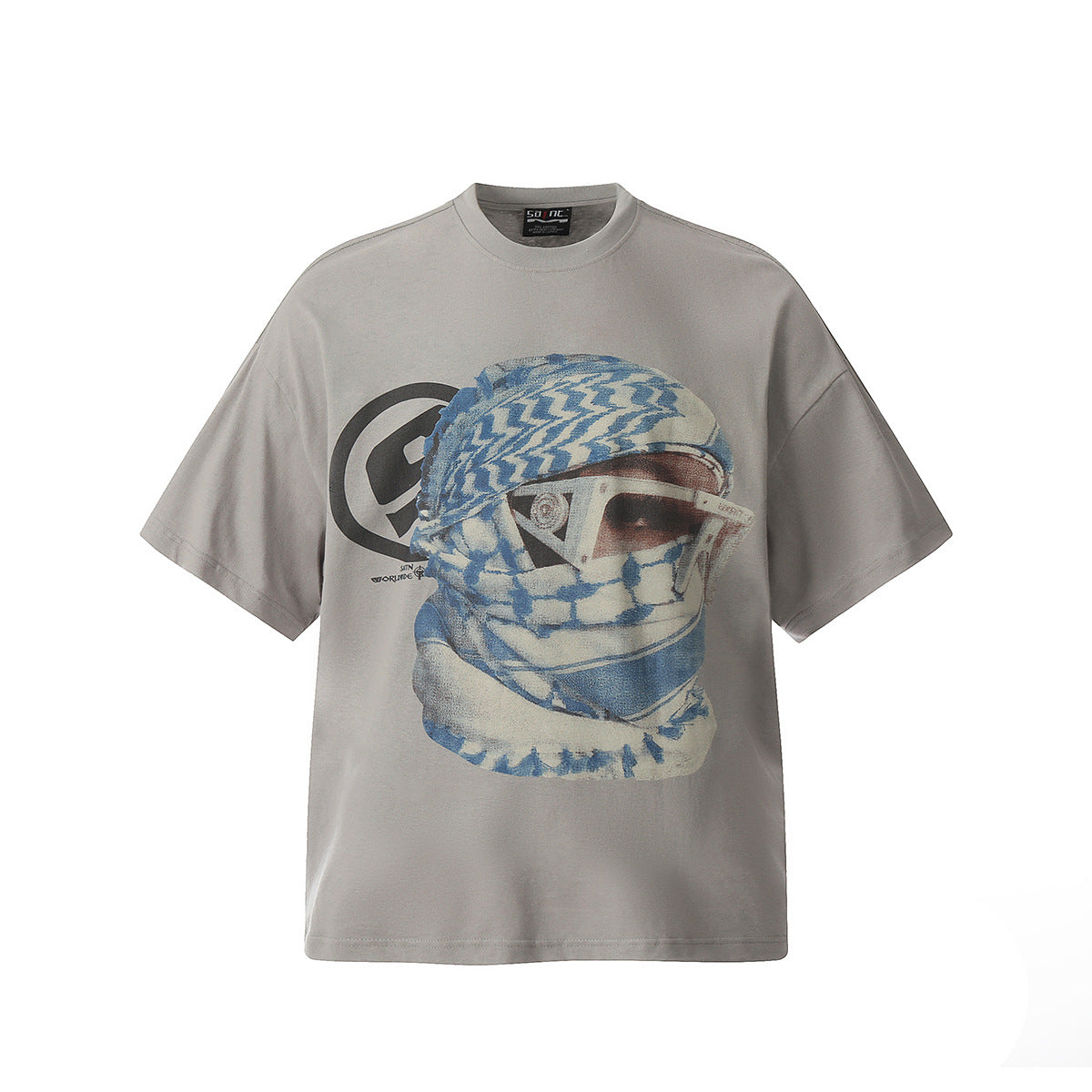 Unisex T-Shirts Saint Michael VINTAGE Masked Head Print Loose T-Shirt
