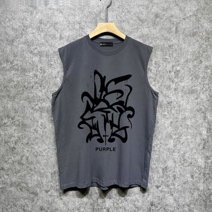 Purple Brand Tank T Shirts Sleeveless T-shirt Vest
