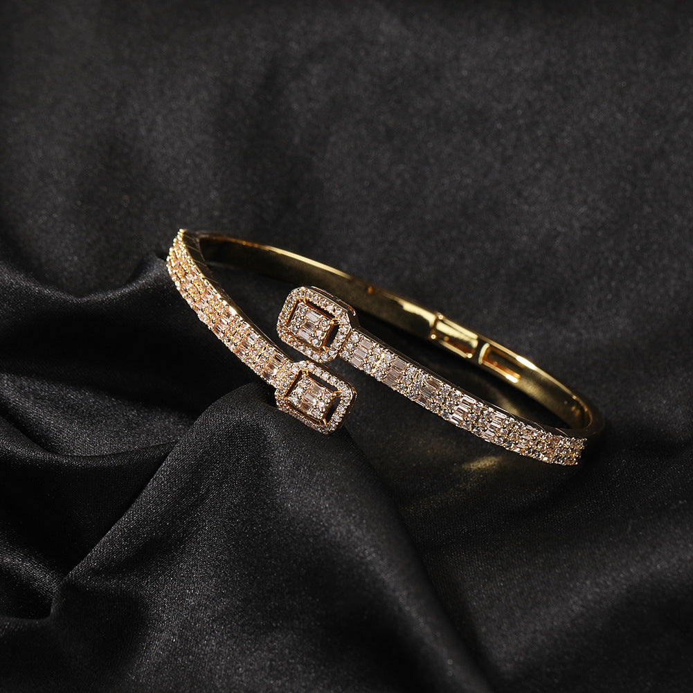 Bracelet Diamond Bracelet Fashion Hip Hop Ins Wind Bracelet St. Valentine's Spectrum