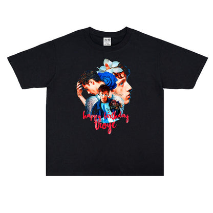 Rock Star T Shirt Troye Sivan Wild Troye Sivan Short Sleeve Printed T-shirt Cotton Loose