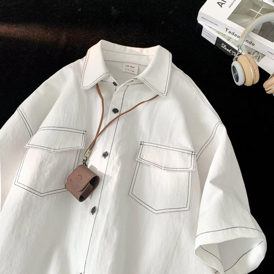Men Shirts Summer Casual Stylish Shirt
