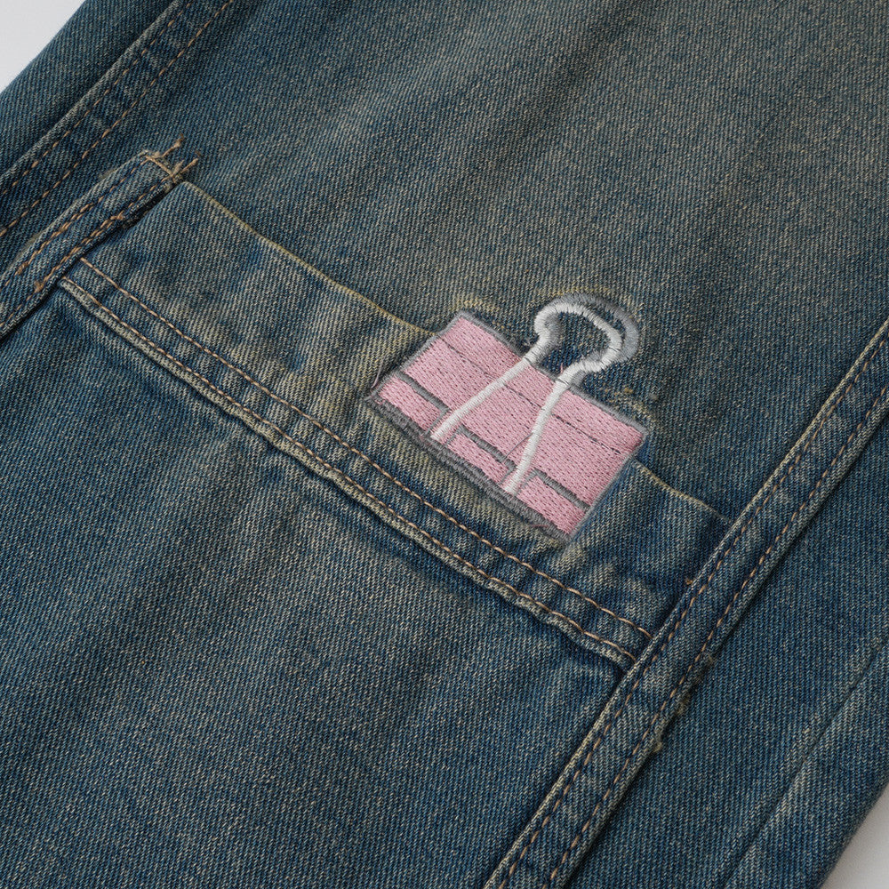 Men Jeans Hip Hop Loose Wide Leg