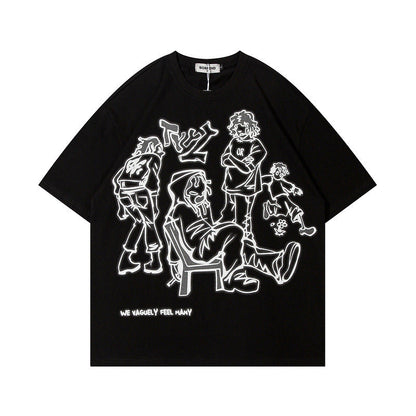 Men's T-Shirt Short-Sleeved T-shirt for Men and Women