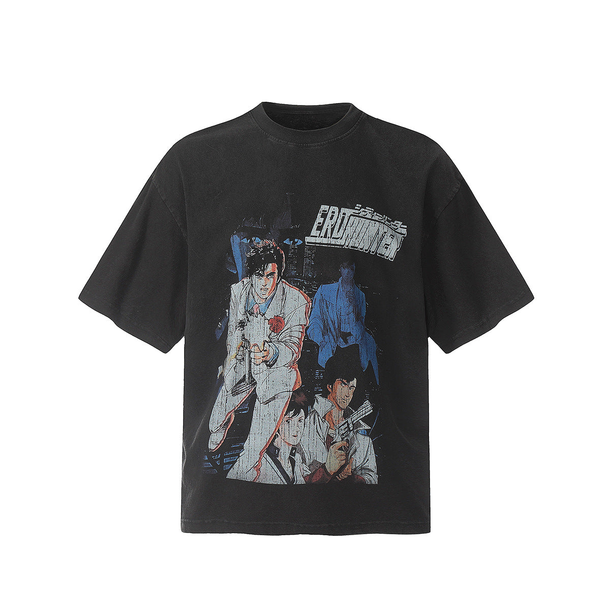 Unisex T-Shirts ERD Anime Loose Casual T-Shirt